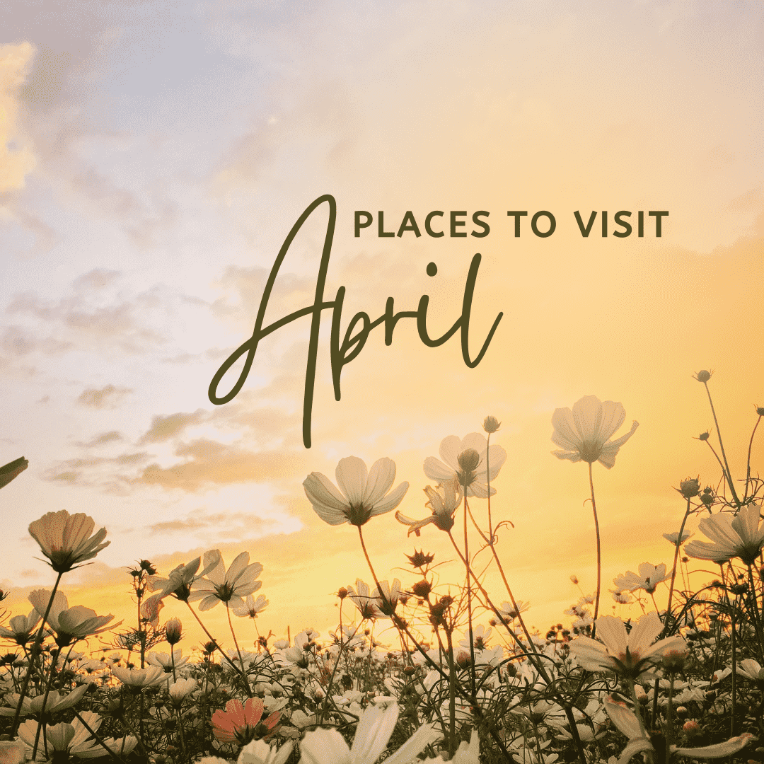 Top 10 places to Visit in April